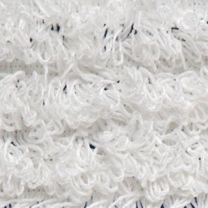 Filmop Rapido Super Extra Frangia Mop in Microfibra Bianca con Velcro 30, 40 e 60 cm - 5 Pezzi