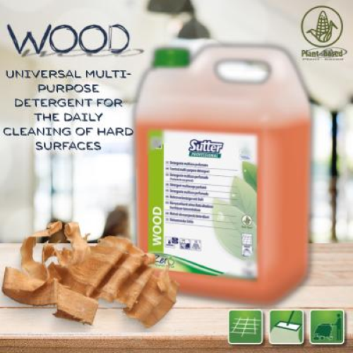 Sutter Wood Detergente Cura Pulizia Legno Professionale lt.5x4