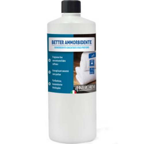 Better Ammorbidente Concentrato senza Profumo lt.1 x 12 (600 lavaggi)