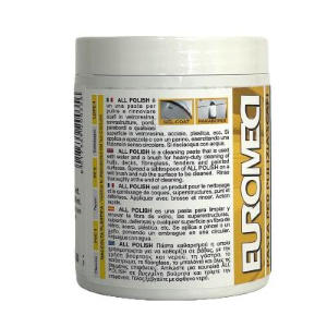 Euromeci All Polish Pasta per Pulizia Scafo Barca e Superfici in Vetroresina ml.500x12
