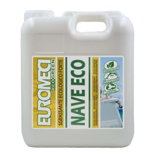 Euromeci EcoGreen Nave Sgrassante Ecologico Forte per Scafo, Motori e Sentine 5 lt x2