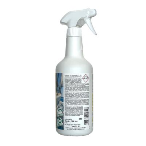 Euromeci Forte Detergente Nautico Energico per Scafo, Gommoni e Vetroresina 750 ml x12