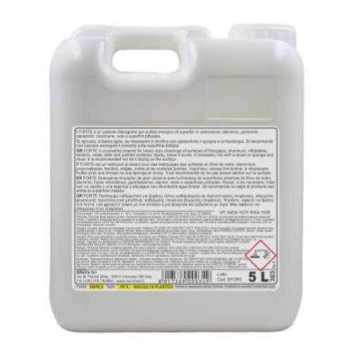 Euromeci Forte Detergente Nautico Energico per Scafo, Gommoni e Vetroresina 5 lt x2