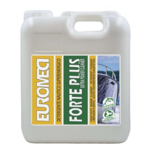 Euromeci Forte Plus Detergente Nautico Super Energico per Scafo, Gommoni e Vetroresina 5 Lt x2