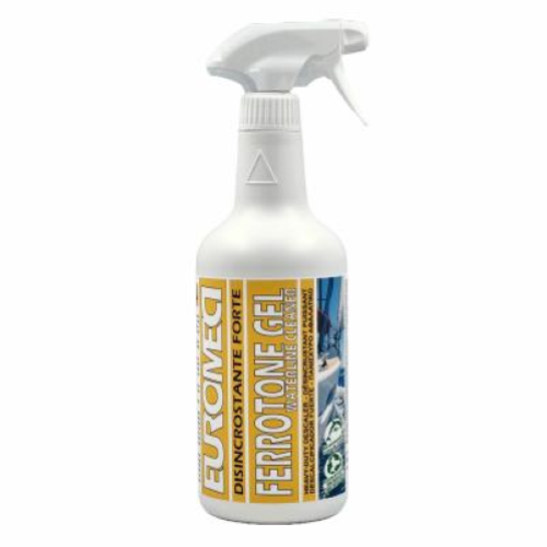 Euromeci Ferrotone Gel Disincrostante Nautico in Gel per Ruggine e Ingiallimento Scafo 750 ml x12