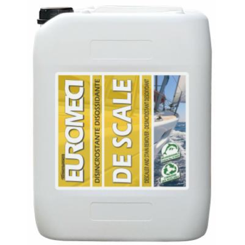 Euromeci De Scale Disincrostante Disossidante Nautico per Calcare e Incrostazioni Marine 20 Lt