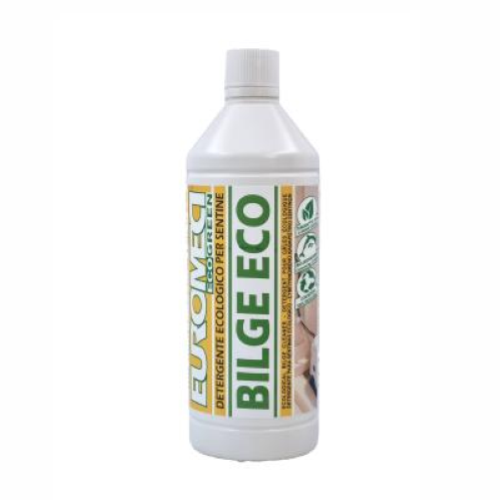 Euromeci Bilge Eco Green Detergente Ecologico per Pulizia Motori e Sentine Barca 1 lt x12