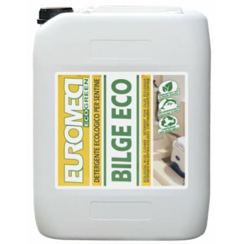 Euromeci Bilge Eco Green Detergente Ecologico per Pulizia Motori e Sentine Barca 20 lt