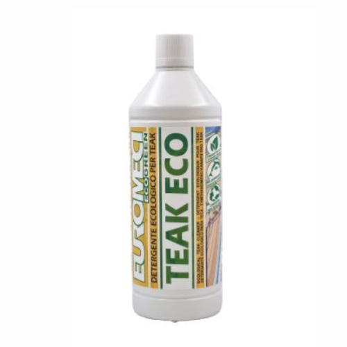 Euromeci Teak EcoGreen Detergente Ecologico per Pulizia Teak Nautico 1 lt x12