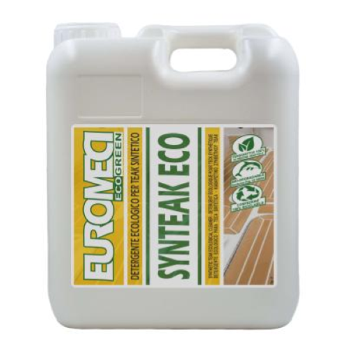 Euromeci Teak Eco Green Detergente Ecologico per Pulizia Teak Nautico 5 lt x2