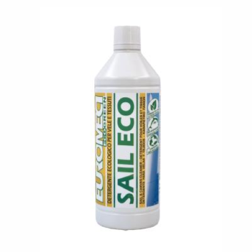 Euromeci Sail Eco Green Detergente Ecologico per Pulizia Vele e Tessuti Barca 1 lt x12