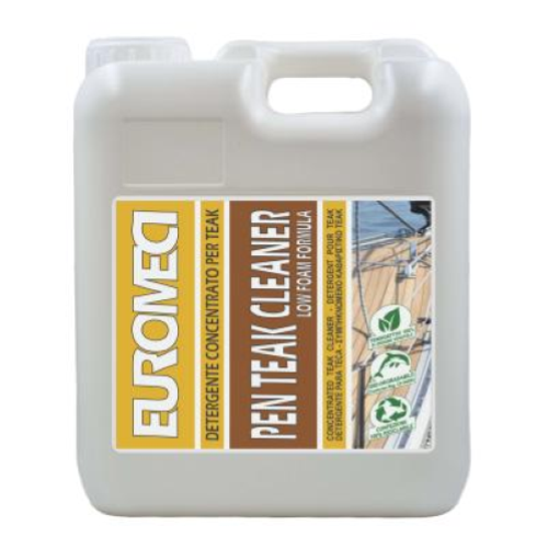 Euromeci Pen Teak Cleaner Detergente Sgrassatore per Pulizia Teak Barca 5 lt x2