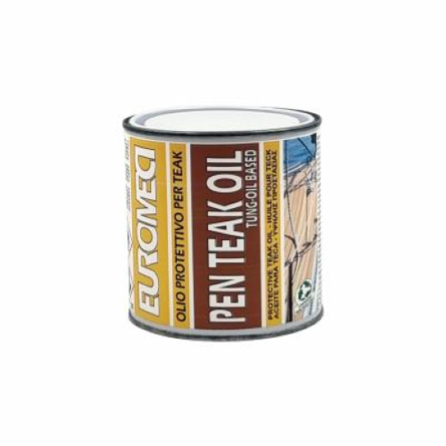 Euromeci Pen Teak Oil Protettivo senza Siliconi per Teak Barca 750 ml x6