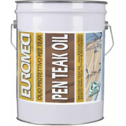 Euromeci Pen Teak Oil Protettivo senza Siliconi per Teak Barca 20 lt
