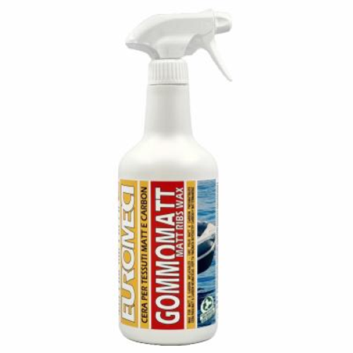 Euromeci Gommomatt Cera Protettiva Opaca per Gommoni PVC e Hypalon 750 ml x12