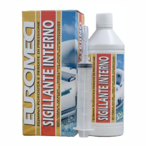 Euromeci Sigillante Interno Gommoni Tubolari PVC Neoprene Vinile Barca 1 lt x6