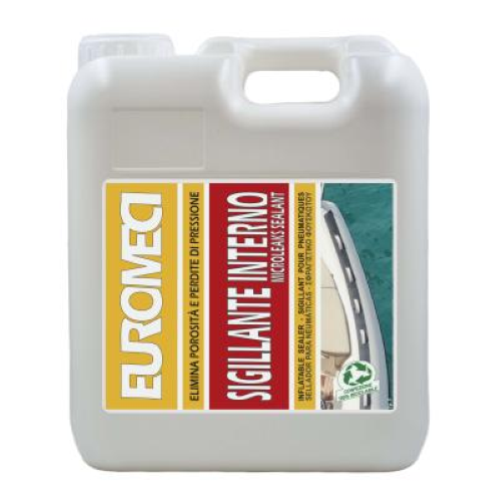 Euromeci Sigillante Interno Gommoni Tubolari PVC Neoprene Vinile Barca 5 lt x2