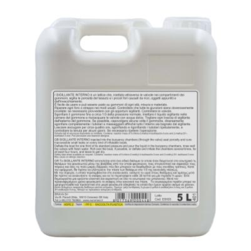 Euromeci Sigillante Interno Gommoni Tubolari PVC Neoprene Vinile Barca 5 lt x2