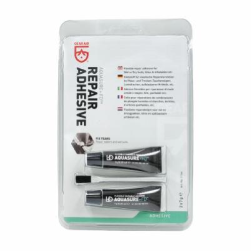 Euromeci Aquasure Colla Sigillante Impermeabile per Gommoni, Neoprene, PVC e Waders blister2x7 gr x24