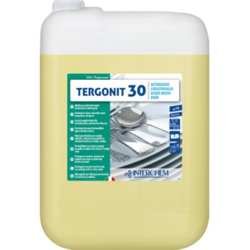 Tergonit 30 12 Kg Detergente Lavastoviglie Professionale Acque Medio-Dure Anticalcare