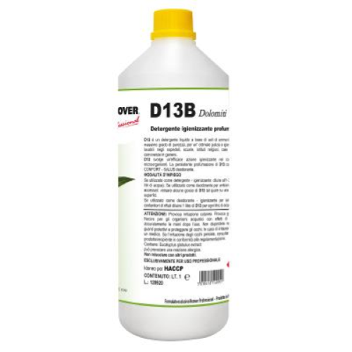 Hoover D13B Dolomiti 12x1 Lt Detergente Igienizzante Deodorante Sanificante Professionale Superfici HACCP