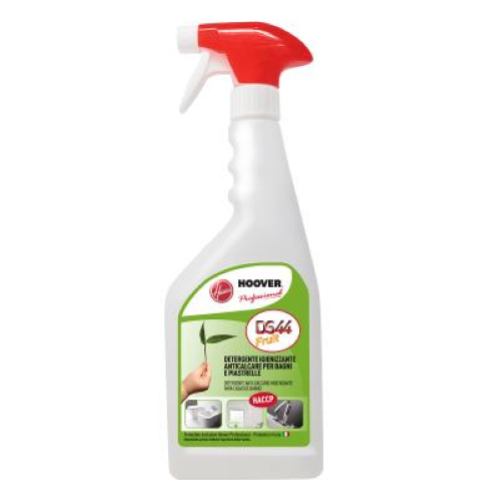 Hoover DS44 FRUIT 12x750 Ml Detergente Anticalcare Bagno Profumato Sanitizzante Rapido Superfici