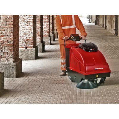 Biemmedue One 650 ET Spazzatrice Professionale Uomo a Terra con Batteria Pulizia Interni ed Esterni
