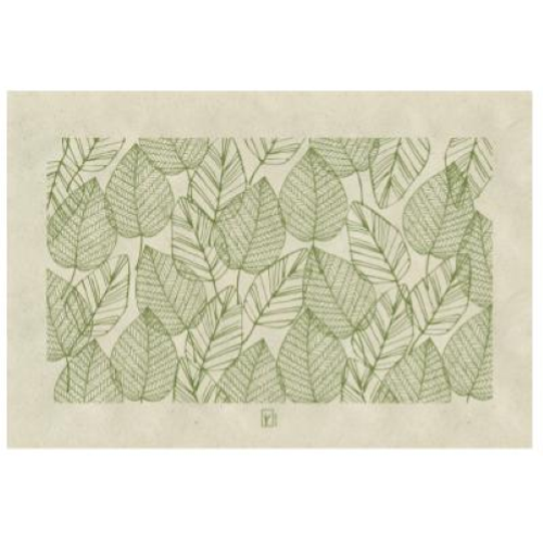Tovaglietta Monouso Carta Ecologica Compostabile Foglie 30x40 pezzi 1000