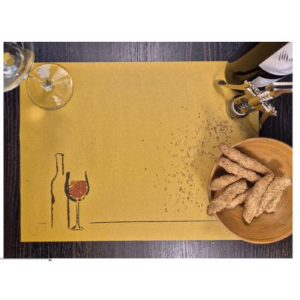 Tovaglietta Monouso Carta Paglia 30x40 fantasia Vino pezzi 2000