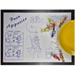 Tovaglietta Monouso Carta 33x44 fantasia Giochi Bambini pezzi 1000 (4x250)