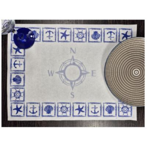 Tovaglietta monouso Carta 30x40 fantasia mare Nodo sottopiatto pezzi 2500 (5x500)