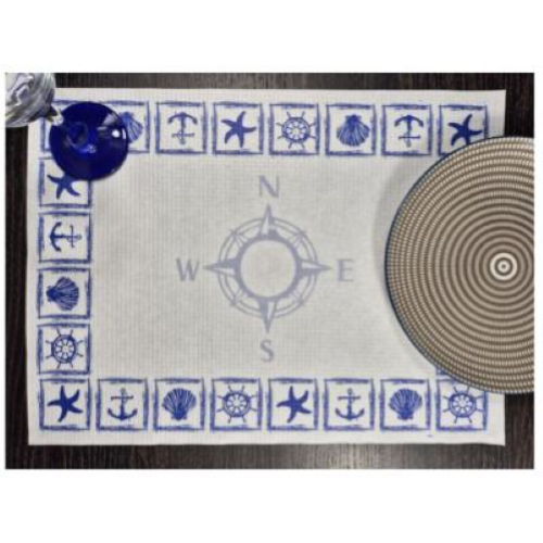 Tovaglietta monouso Carta 30x40 fantasia mare Nodo sottopiatto pezzi 2500 (5x500)