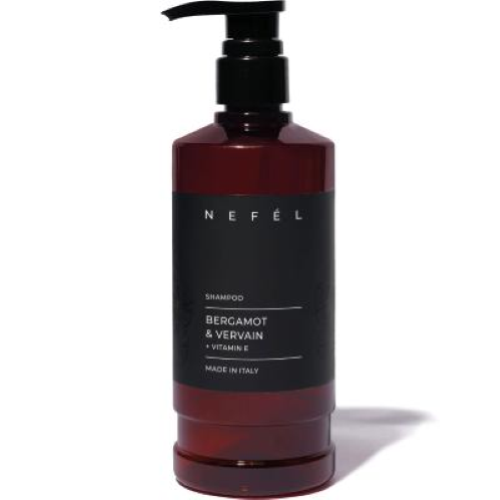 Nefel Bergamotto e Verbena 12x480 Ml Hair Wash Shampoo Idratante Dispenser Hotel