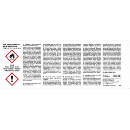 Nefel Fragrance Tobacco & Whisky 6x480 Ml Profumo per Ambiente Diffusore con bastoncini