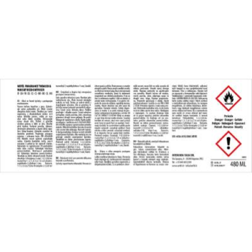 Nefel Fragrance Tobacco & Whisky 6x480 Ml Profumo per Ambiente Diffusore con bastoncini