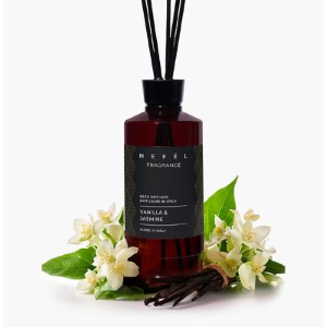 Nefel Fragrance Vanilla & Jasmine 6x480 Ml Profumo per Ambiente Diffusore con bastoncini