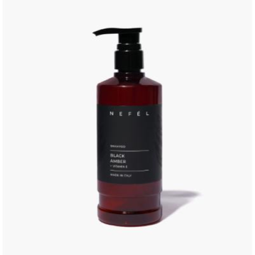Nefel Black Amber 12x480 Ml Hair Shampoo Idratante Dispenser Hotel