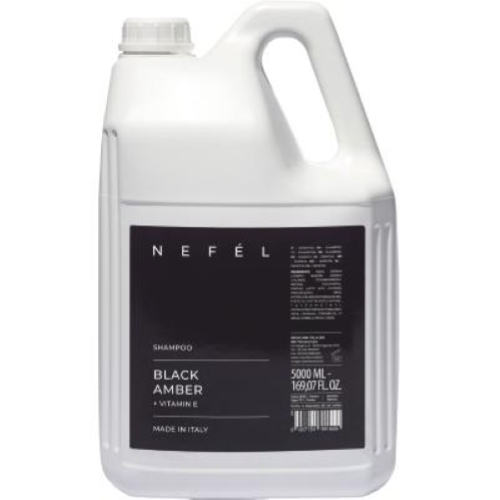 Nefel Black Amber 4x5 Lt Hair Shampoo Idratante tanica ricarica Dispenser Hotel
