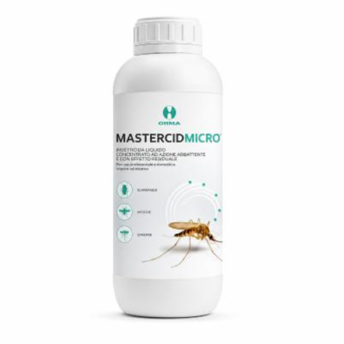 Mastercid Micro Orma 6x1 Lt Insetticida Concentrato Microincapsulato con Cipermetrina Tetrametrina e PBO
