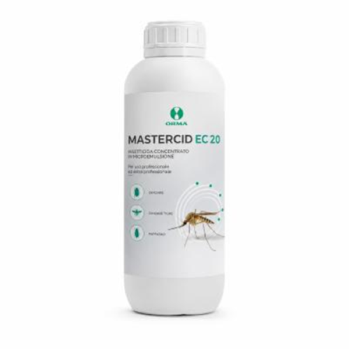 Mastercid EC 20 Orma 6x1 Lt Insetticida Concentrato Calabroni e Scarafaggi con Cipermetrina 20% e Tetrametrina