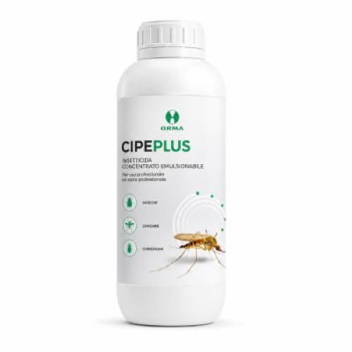 Cipeplus Orma 6x1 Lt Insetticida Concentrato Zanzare Blatte Formiche Acari Zecche con Cipermetrina 10%