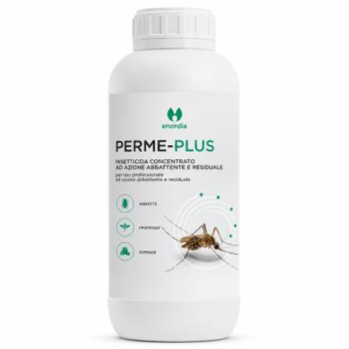 Perme Plus Orma 6x1 Lt Insetticida Concentrato Mosche Zanzare Blatte Formiche con Permetrina Tetrametrina e PBO