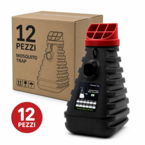 Mosquito Trap 12 pezzi Trappola Biologica Zanzare con pastiglie Larvicida Piriproxifen