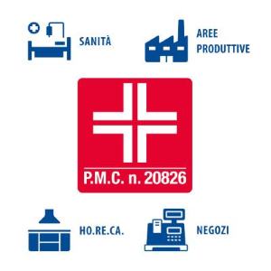 RTU Plus 2x5 Lt Detergente Disinfettante Virucida Professionale PMC Battericida Fungicida HACCP