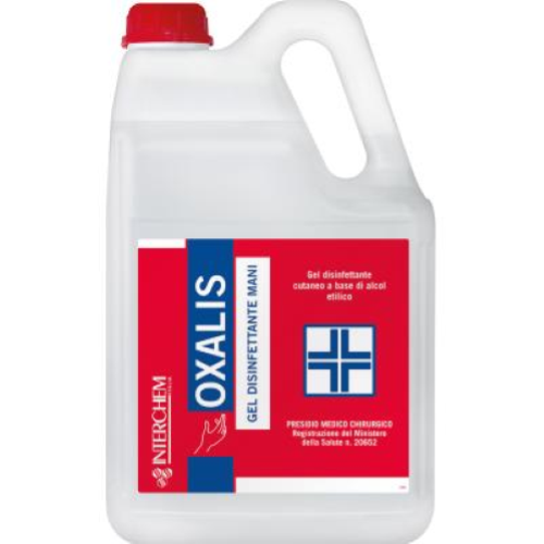 Oxalis Gel Disinfettante Mani 2x5 Lt Alcool 70% Presidio Medico Chirurgico