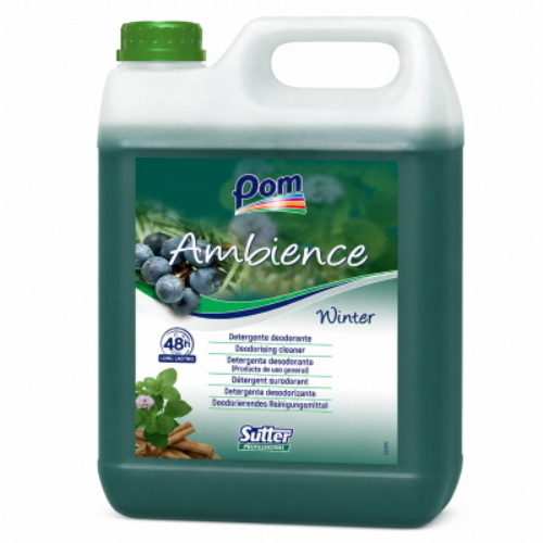 Sutter Ambience Winter 4x5 Lt Detergente Deodorante Professionale per Pavimenti e Superfici