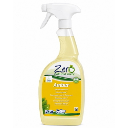 Sutter Amber Ecolabel 12x750 Ml Detergente Ecologico Sgrassatore Naturale per Cucina e Superfici HACCP