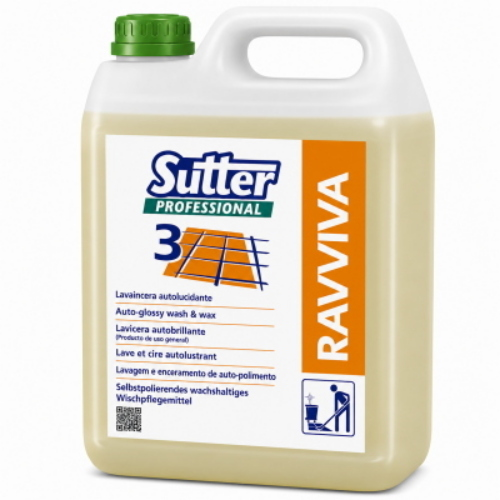 Sutter Ravviva 4x5 Lt Lavaincera Autolucidante per Pavimenti Lucidi