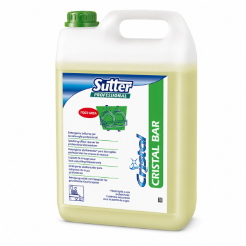 Sutter Cristal Bar 4x5 Lt Detergente con Brillantante Lavastoviglie Professionali