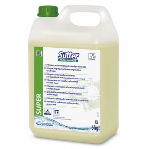 Sutter Super 4x6 Kg Detergente Lavastoviglie e Forni Autopulenti Acque Dolci